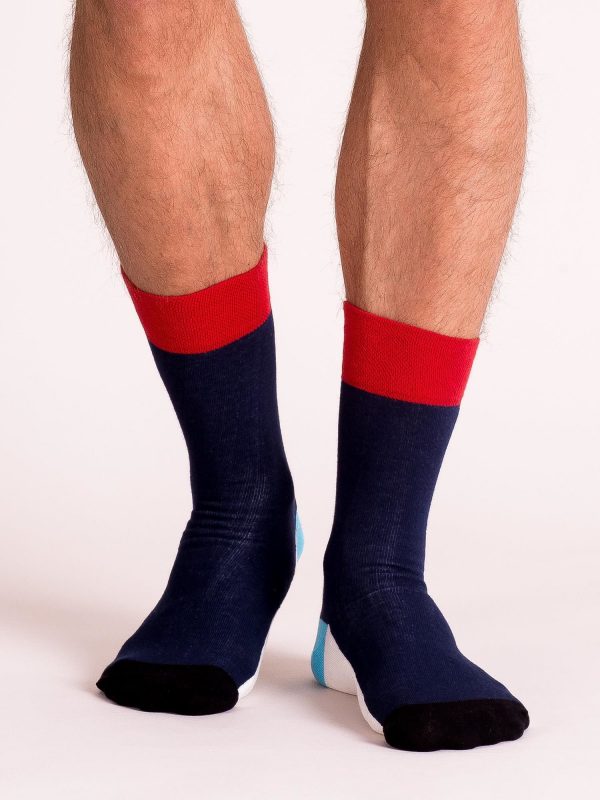 Navy Blue Men's Socks