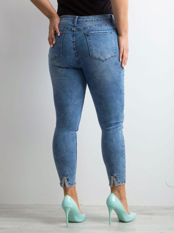 Blue denim tubes PLUS SIZE