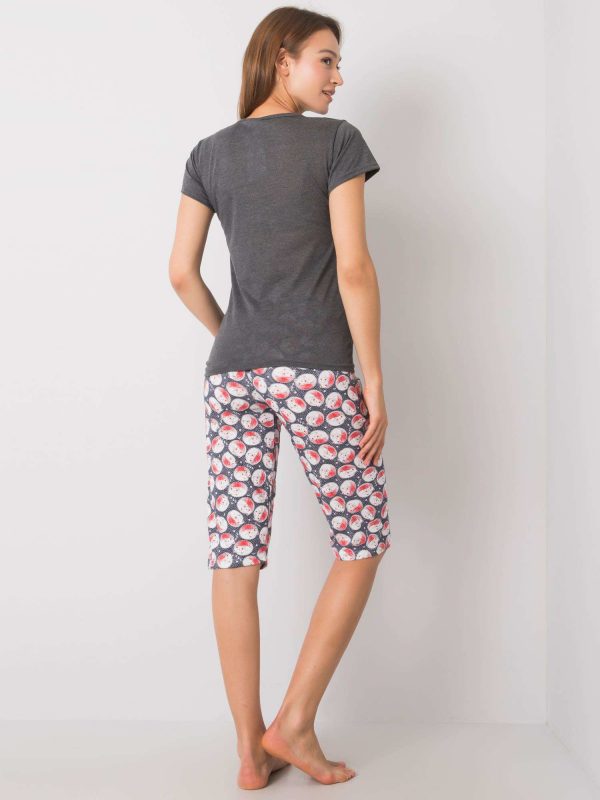 Women's Graphite Cotton Pyjamas