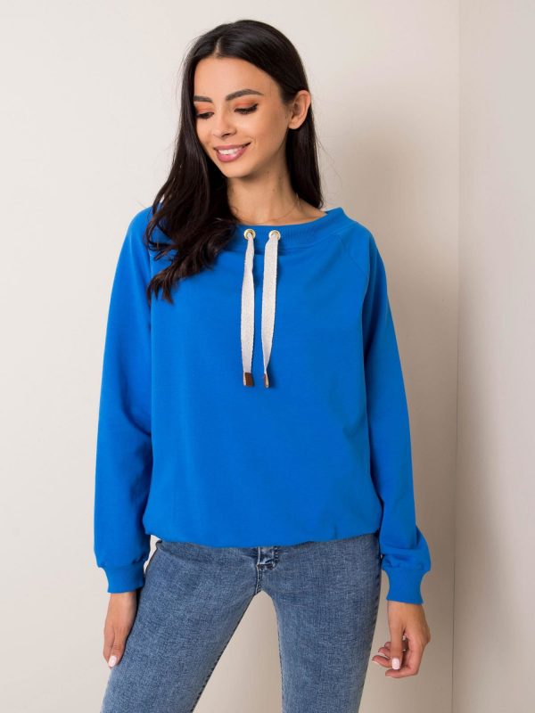 Dark blue sweatshirt Elen RUE PARIS