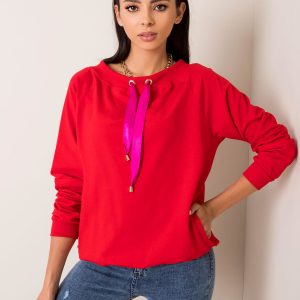 Red sweatshirt Aline RUE PARIS