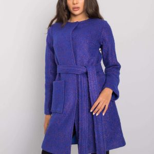 Blue coat with Chandrique belt