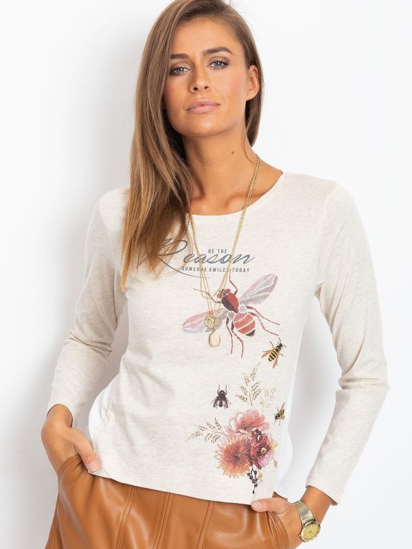 Beige blouse Roma