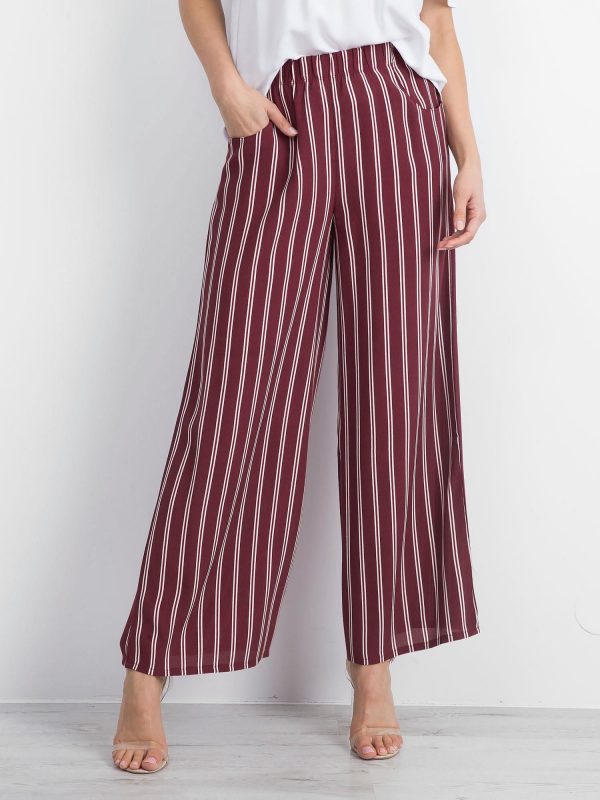 Burgundy Thriving pants