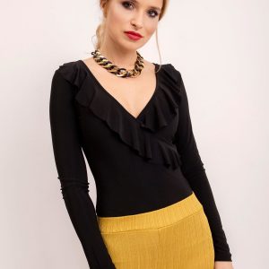 Clarice black blouse