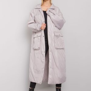 Gray Lauralee Long Jacket