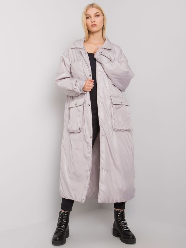 Gray Lauralee Long Jacket