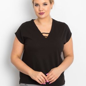 Black T-shirt plus size Darlyne