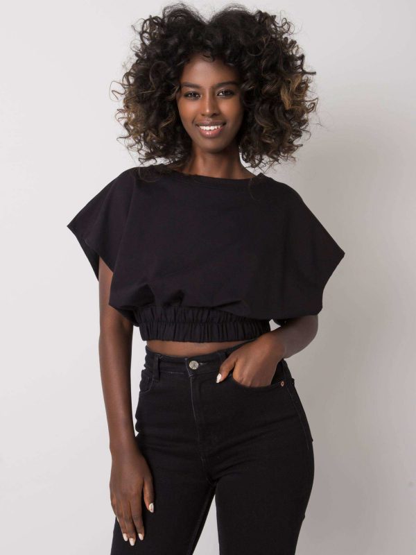 Antigua Black Short Sweatshirt