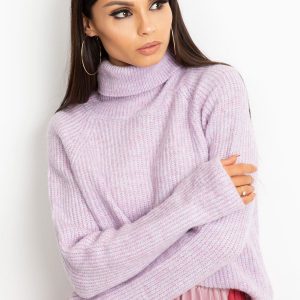 RUE PARIS Purple Sweater Morning