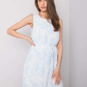 Light blue tie-dye dress Marina SUBLEVEL