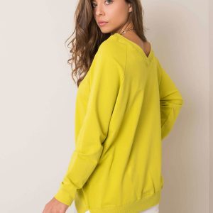 Lime sweatshirt Leila RUE PARIS