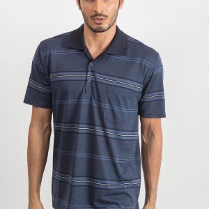 Blue Men's Inky Polo Shirt