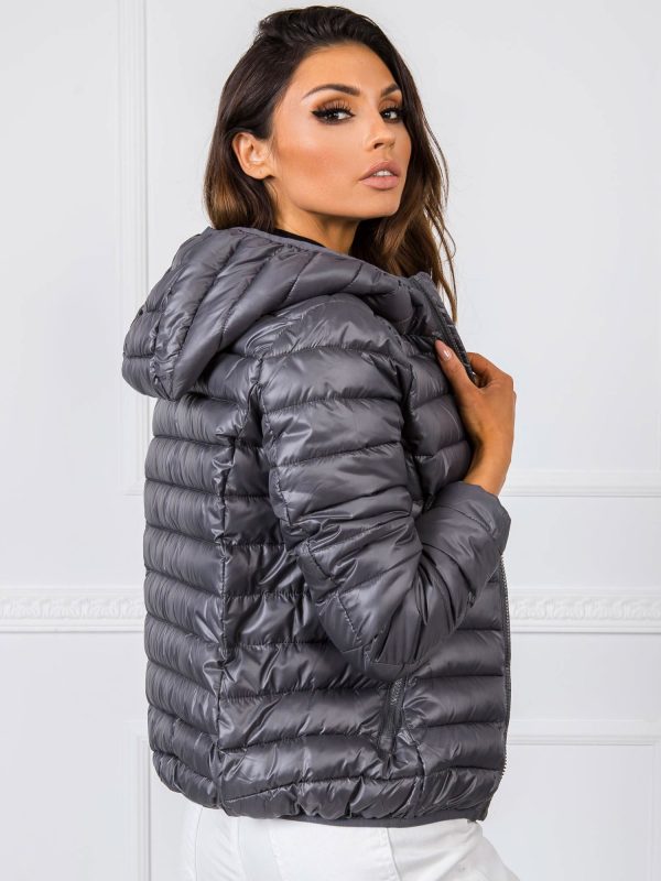 Women's Quilted Jacket Dark Grey