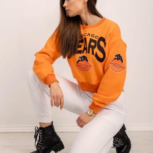 BSL Orange Print Sweatshirt