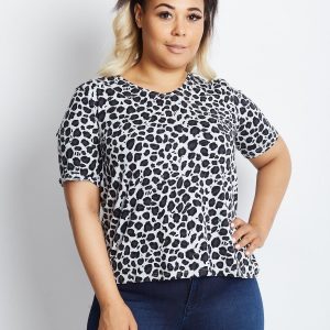 Grey plus size t-shirt Frequent