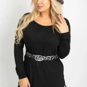 Alexa black plus size blouse