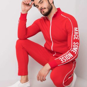 Red sweatsuit men's set Arthur