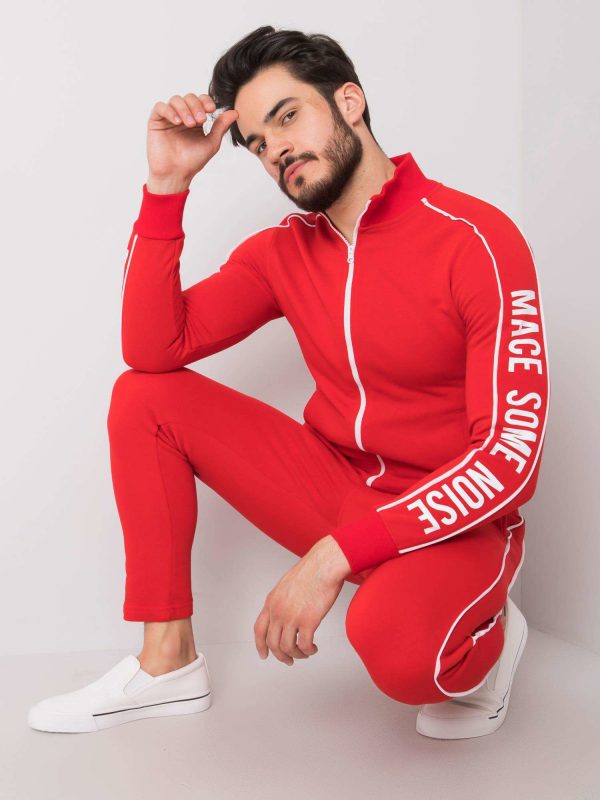 Red sweatsuit men's set Arthur