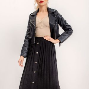 BSL Black Pleated Skirt