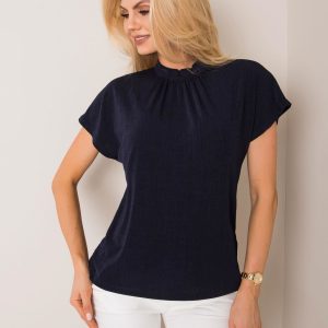 Navy blue blouse Asha RUE PARIS