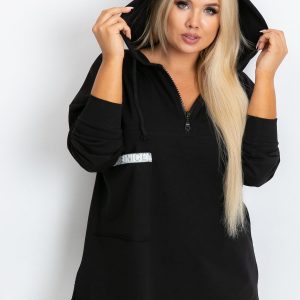 Shire Plus Size Black Sweatshirt