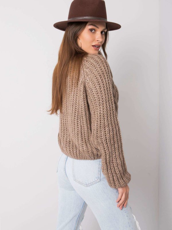 Dark beige sweater Sudelle RUE PARIS