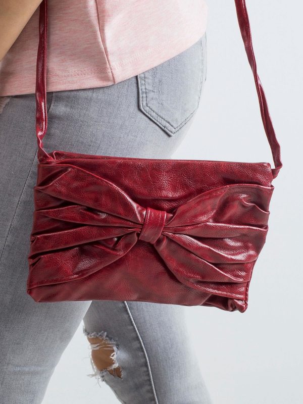 Red bag with bow