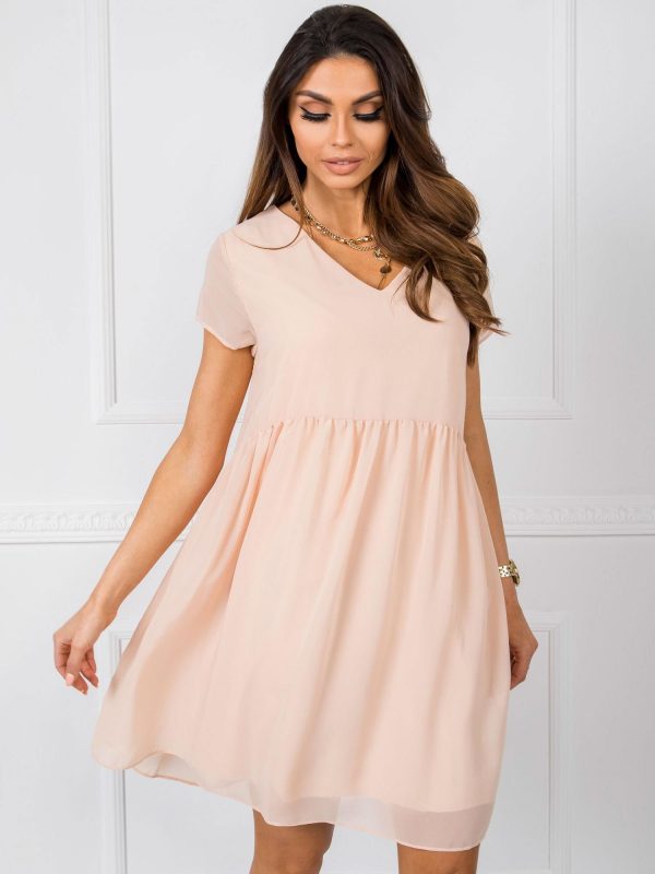 Peach dress Sarah RUE PARIS