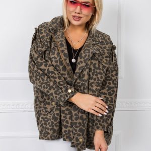 Brown Plus Size Lumidee Jacket