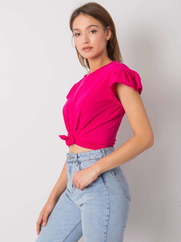 Fuchsia cotton blouse Ansley RUE PARIS