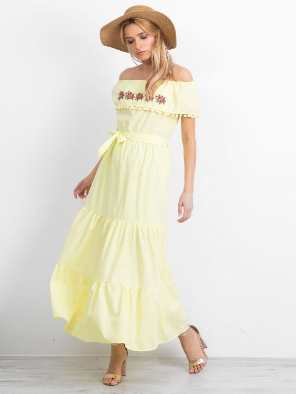 Corsica yellow dress