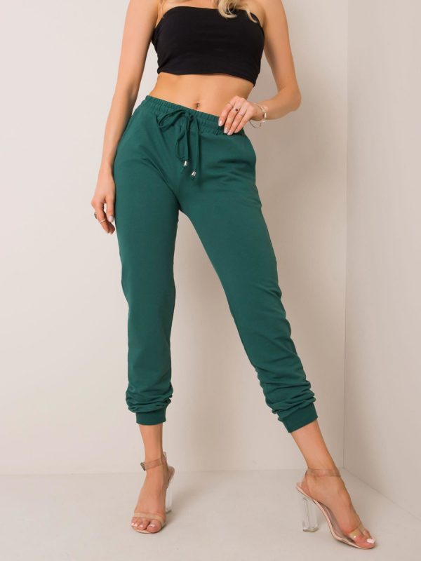 Dark green pants Faster