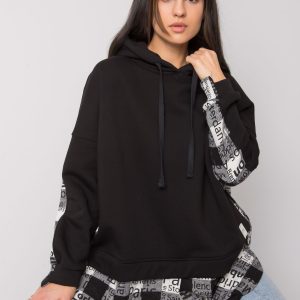 Black and white women's hoodie Freyah RUE PARIS