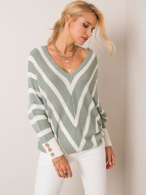 Louisa RUE PARIS mint sweater