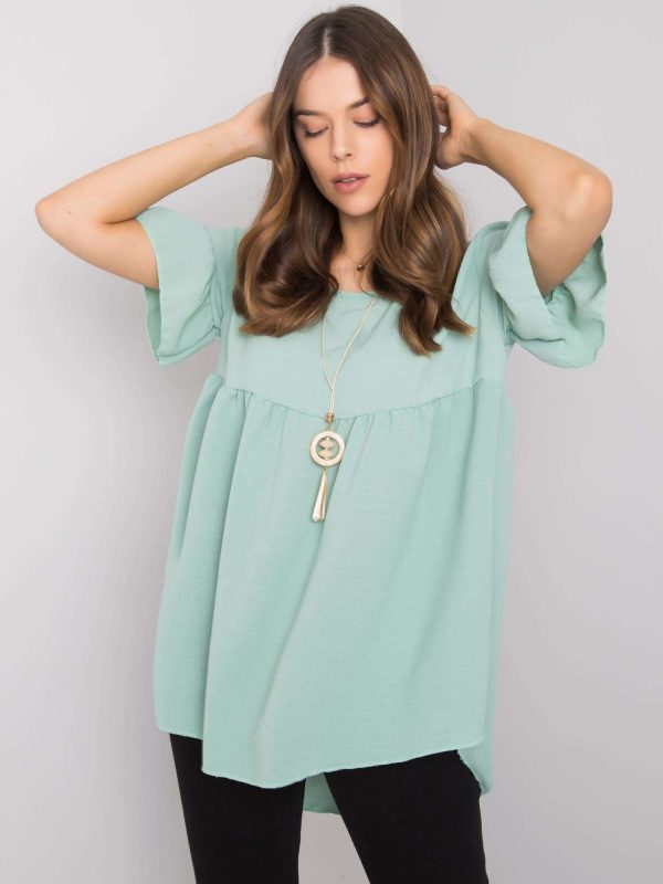 Green blouse Carmela