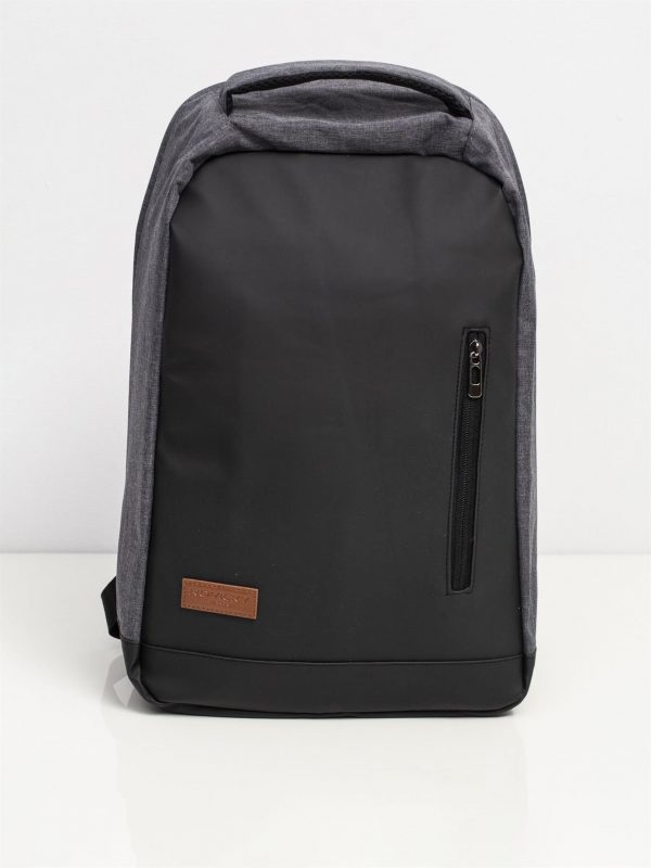 Gray Laptop Backpack