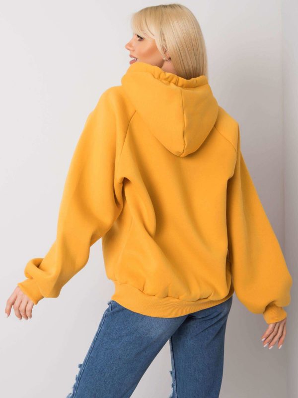 Debby Dark Yellow Insulated Hoodie