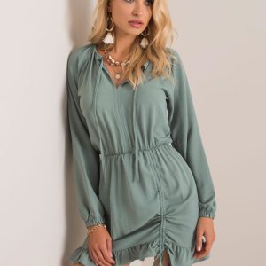 Dreaming RUE PARIS Green Dress