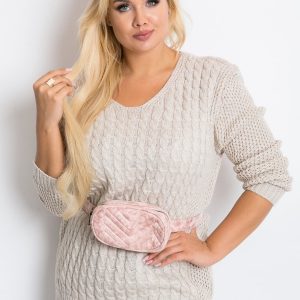 Beige Plus Size Sweater Now