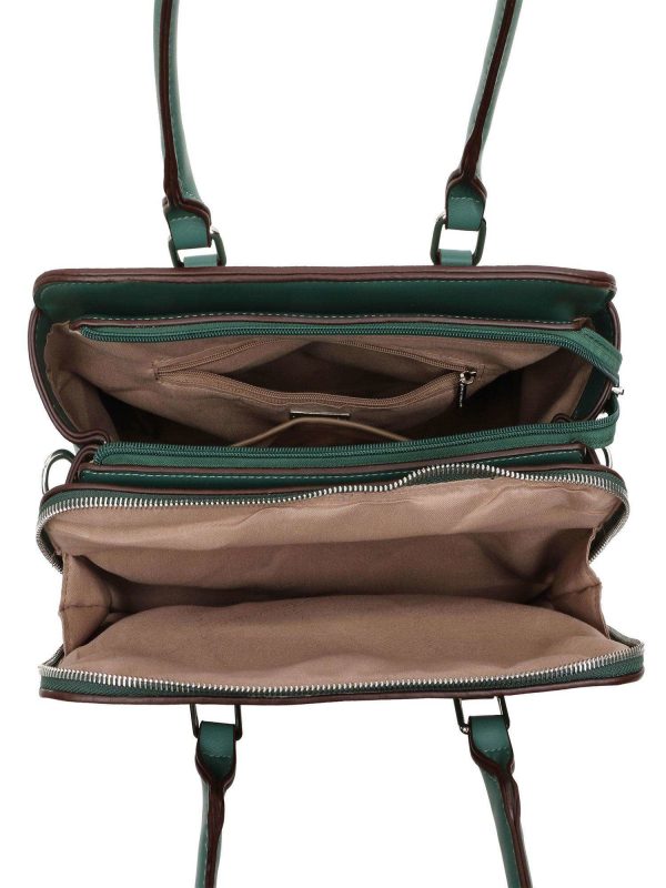 Dark green LUIGISANTO Urban Bag