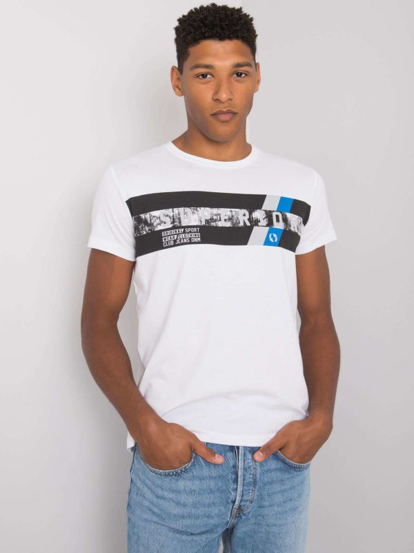 Kendrick Cotton Men's White T-Shirt