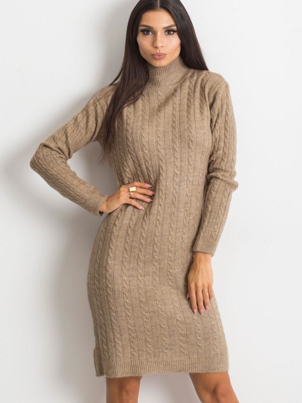 RUE PARIS Beige dress Evermore