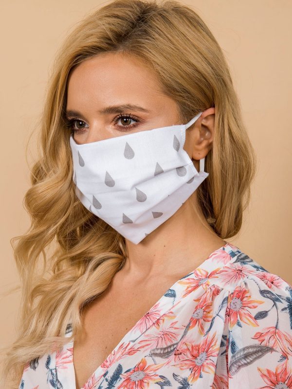 White reuse protective mask