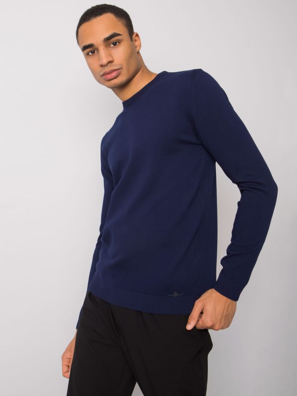 Dark blue Carter LIWALI men's sweater