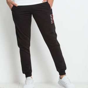 TOMMY LIFE Black Men's Tracksuits