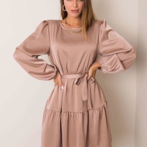 Beige dress Satino OCH BELLA