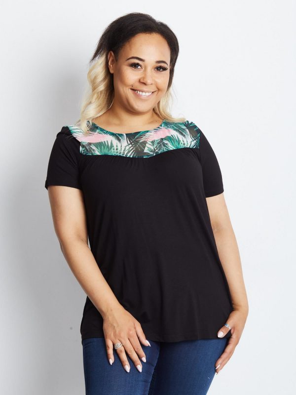 Black Plus Size Blouse Personable