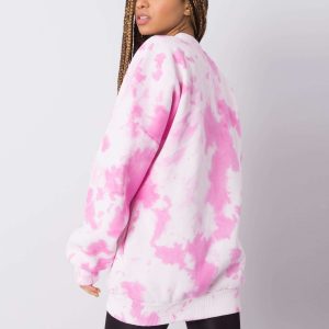 Tamara RUE PARIS pink tie-dye sweatshirt