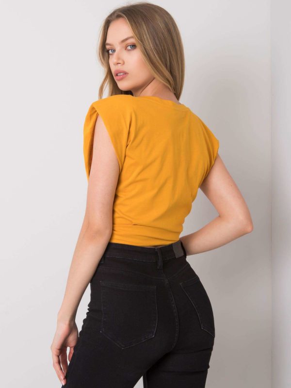 Mustard Endless Cotton T-Shirt